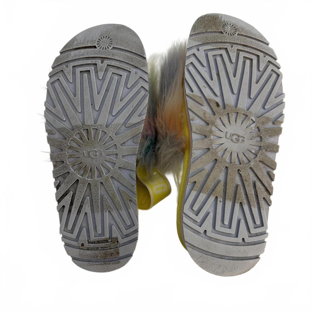 UGG Fluff Yeah Rainbow Disco Platform Sandals. SZ… - image 4